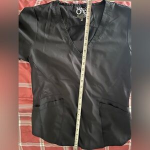 Black greys anatomy scrub set size medium